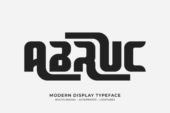 Abruc Font for Bold Brand Messaging and Eye-Catching Campaigns