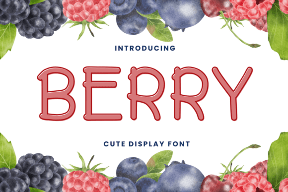 Berry: A Sweet Display Font for Modern Branding
