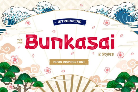 Bunkasai: A Japan-Inspired Display Font for Editorial Design