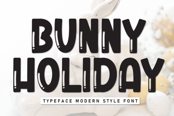 Bunny Holiday Font for Playful Branding and Display Needs