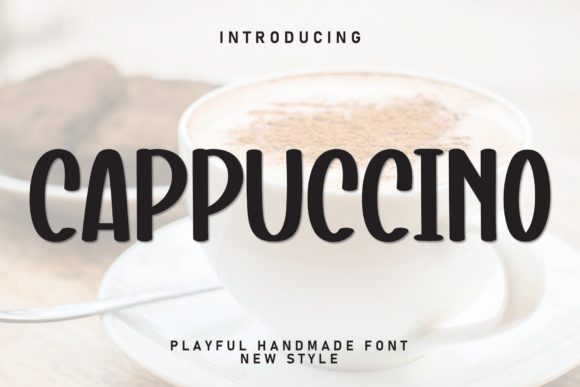 Cappuccino: A Charming Display Font for Creative Projects