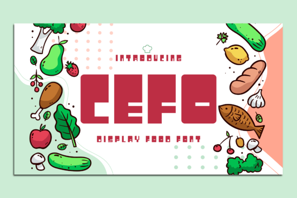 Cefo: A Playful Display Font for Creative Projects