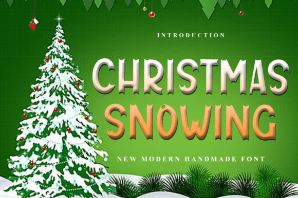 Christmas Snowing: The Cozy Typeface for Seasonal Crafts