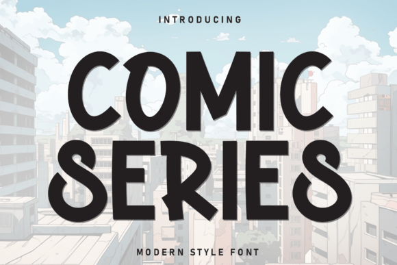Comic Series Font for Bold Branding and Eye-Catching Design