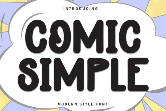 Comic Simple: A Playful Display Font for Creative Web Projects