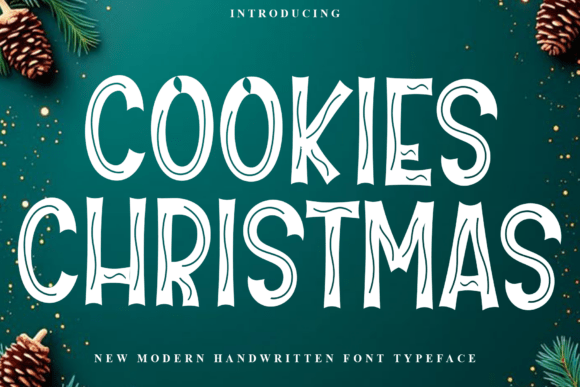 Cookies Christmas: The Warmest Holiday Display Font
