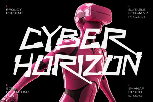 Cyber Horizon: The Futuristic Typeface for Bold Branding