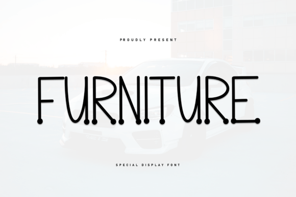 Furniture Font for Web Design and Branding
