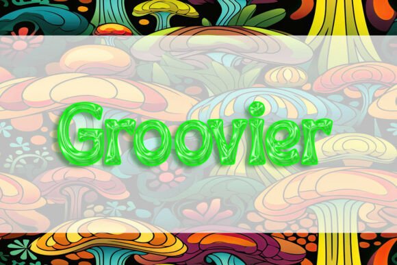 Groovier: A Vibrant Display Typeface for Modern Editorial Design