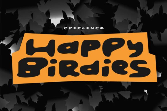 Happy Birdies: The Playful Typeface for Joyful Branding