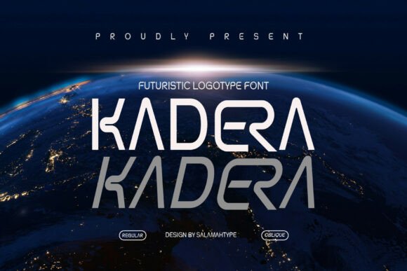 Kadera: A Bold Display Font for Modern Branding