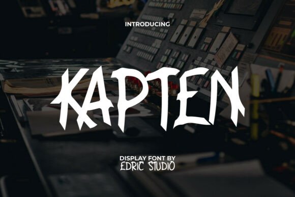 Kapten: A Bold Display Typeface for Modern Editorial Design