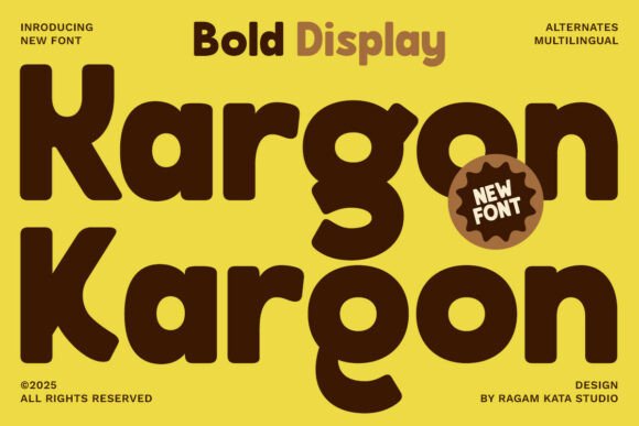 Kargon Font for Bold and Memorable Branding
