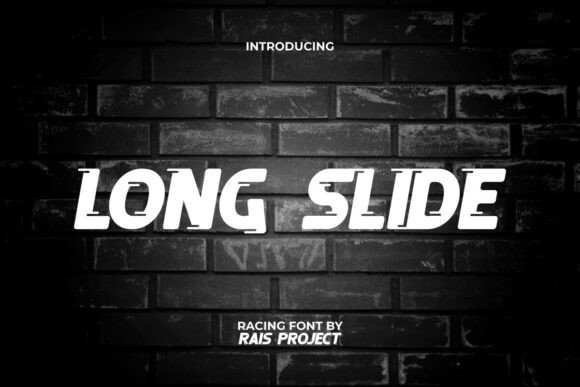 Long Slide: A Modern Display Font for Dynamic Editorial Design