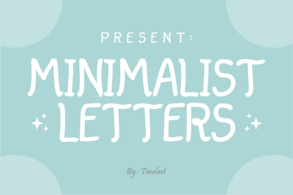 Minimalist Letters for Clean, Impactful Campaign Design