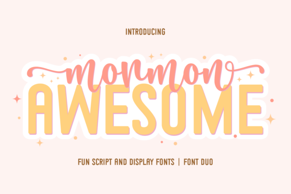 Mormon Awesome Duo: The Playful Typeface for Scroll-Stopping Campaigns