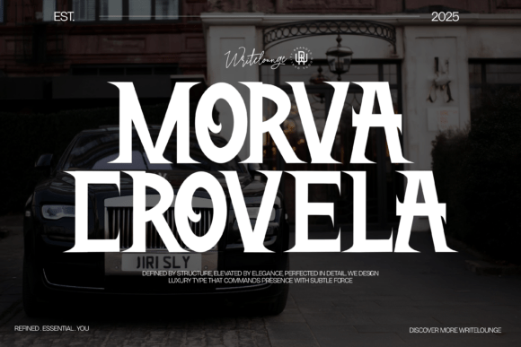 Morva Crovela: The Bold Luxury Gothic Serif for Modern Web Design