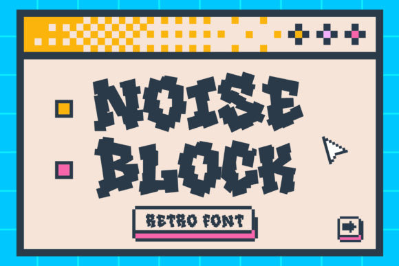 Noise Block: The Ultimate Urban Display Font for Bold Designs