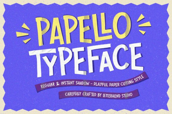 Papello: A Whimsical Display Typeface for Editorial Design