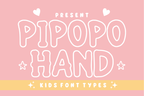 Pipopo Hand: The Perfect Display Typeface for Creative Makers