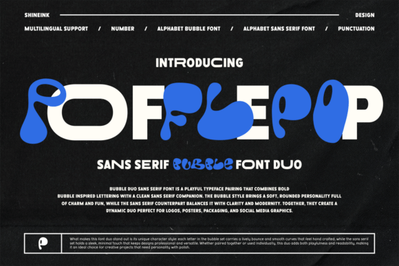 Pofflepop: The Bold Typeface Duo for Fun Campaigns