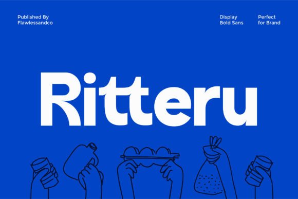 Ritteru: A Bold Display Font for Modern Editorial Design