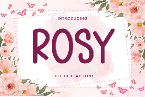 Rosy Handwritten Font for Editorial Design