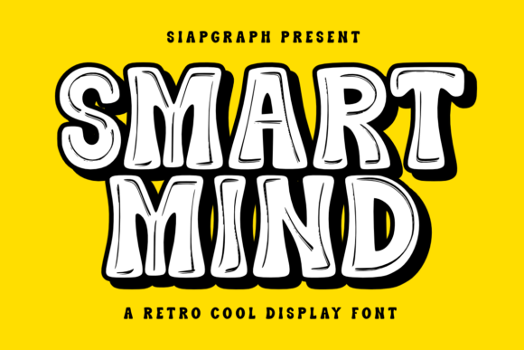 Smart Mind: The Retro Display Font for Vintage Editorial Design