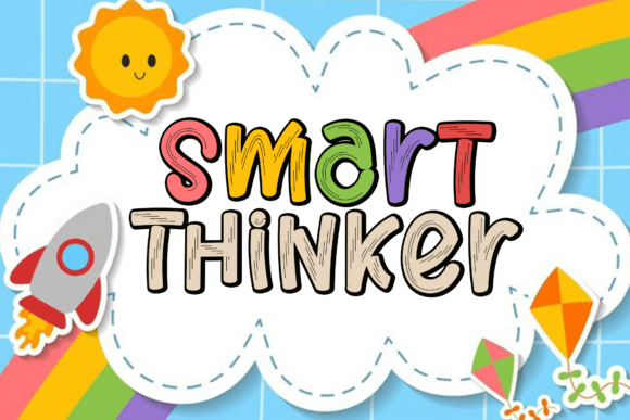 Smart Thinker: A Charming Display Font for Creative Branding