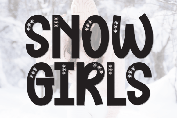 Snow Girls: The Casual Display Font for Modern Web Design