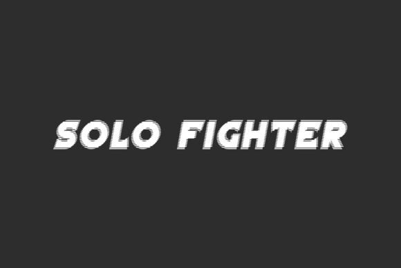 Solo Fighter Font for Bold Campaign Designs