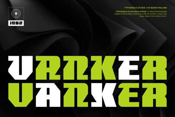 Vanker: The Bold Display Font for High-Impact Digital Campaigns